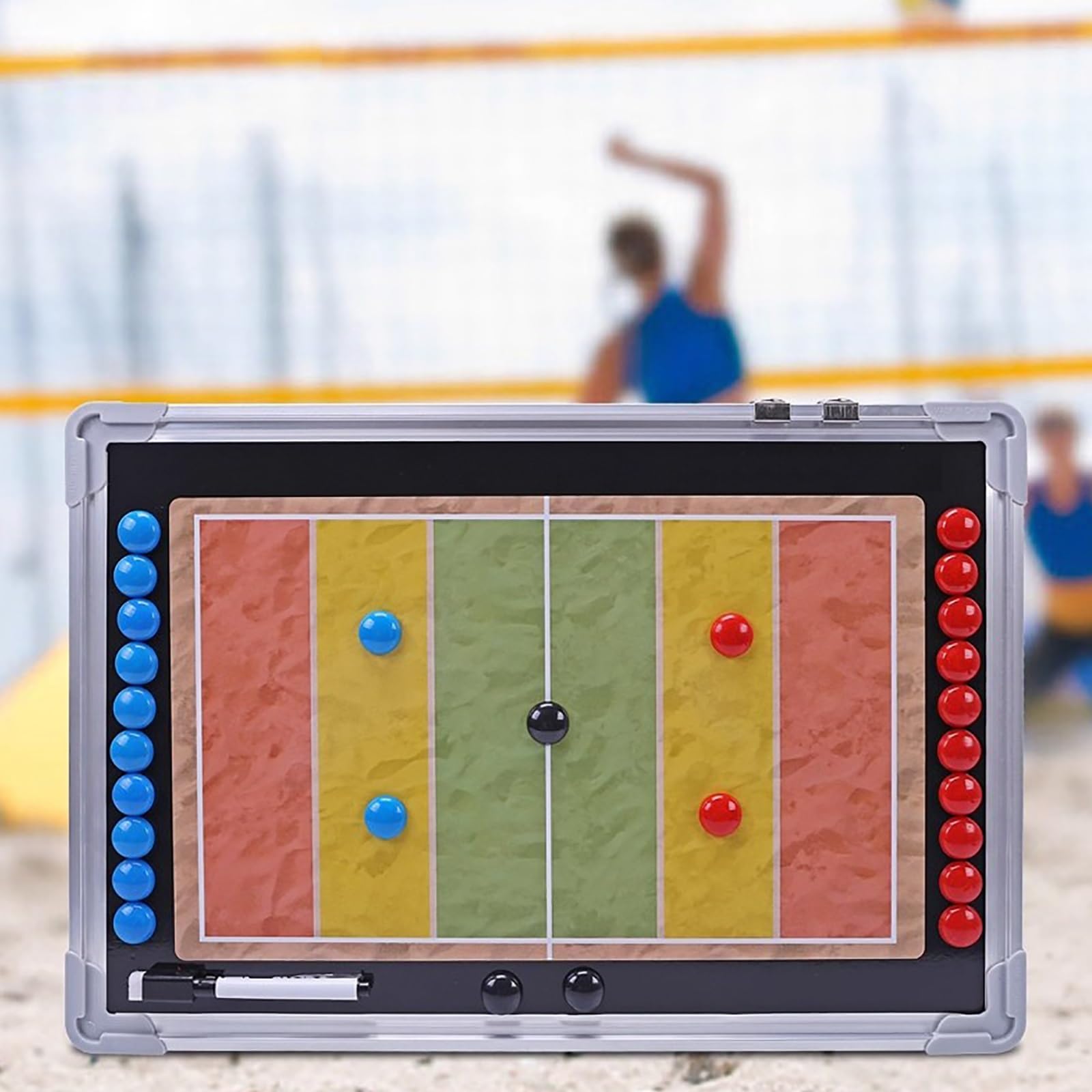 Lavagnetta Tattica per Allenatori di Pallavolo, Lavagna Tattica Magnetica | Utilizzabile Su Entrambi I Lati, Robusta e Resistente, per Allenamento e Insegnamento