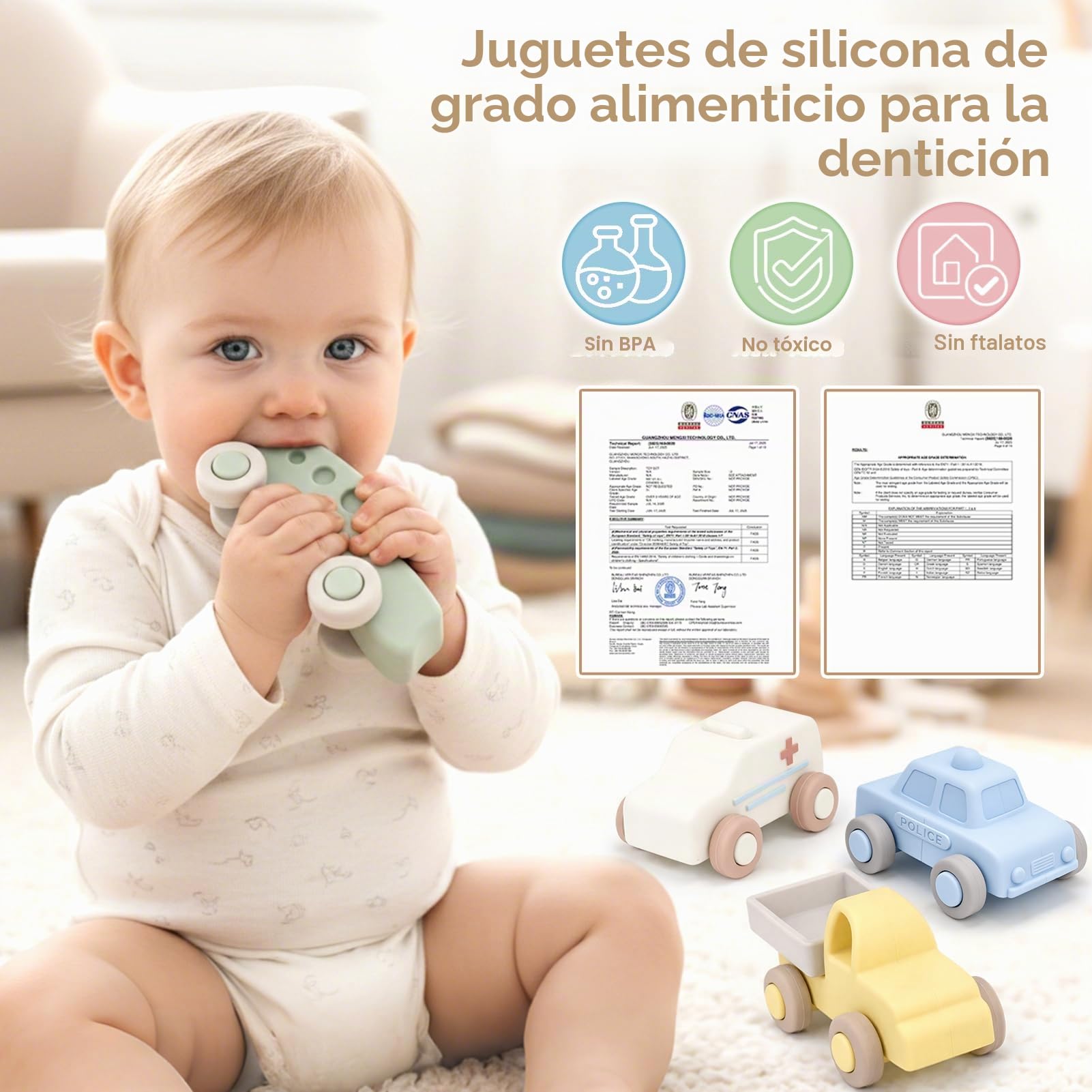 Vanplay Cars Juguetes Silicona Coche Bebe Juguetes Montessori Juguetes Niños 1 Año Garaje Coches Juguete Regalo Bebe 1 Año