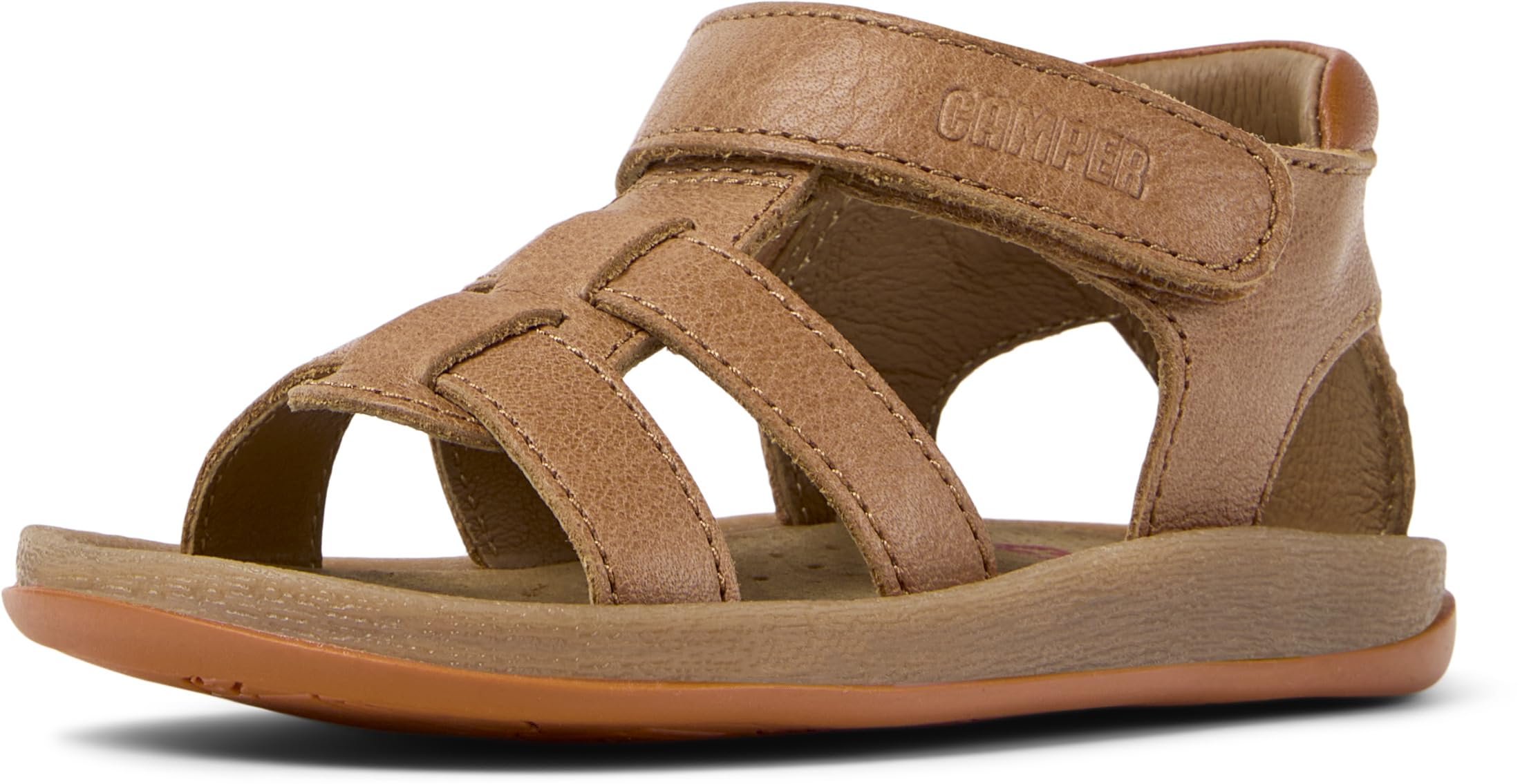 Camper Bicho K800628 T-Strap Sandal, Nude 002, 8.5 UK