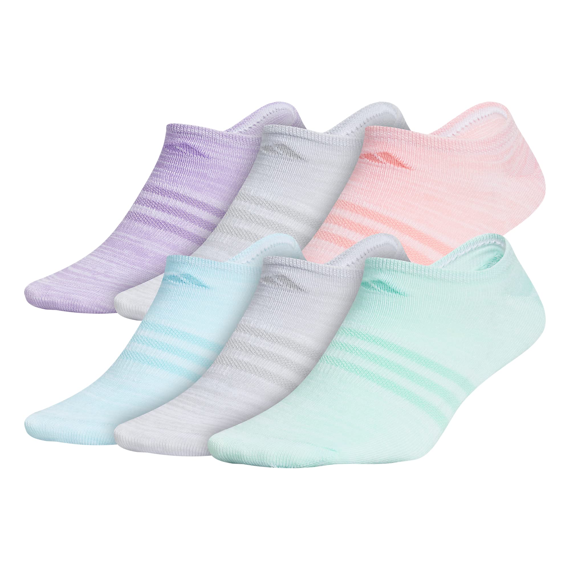 Adidas Women's Superlite No Show Socks (6 Pairs)