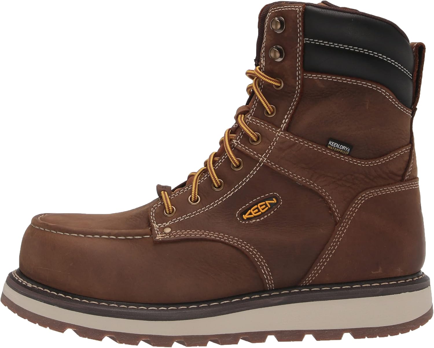 KEEN Utility mens Cincinnati 8” Waterproof Composite Toe Wedge