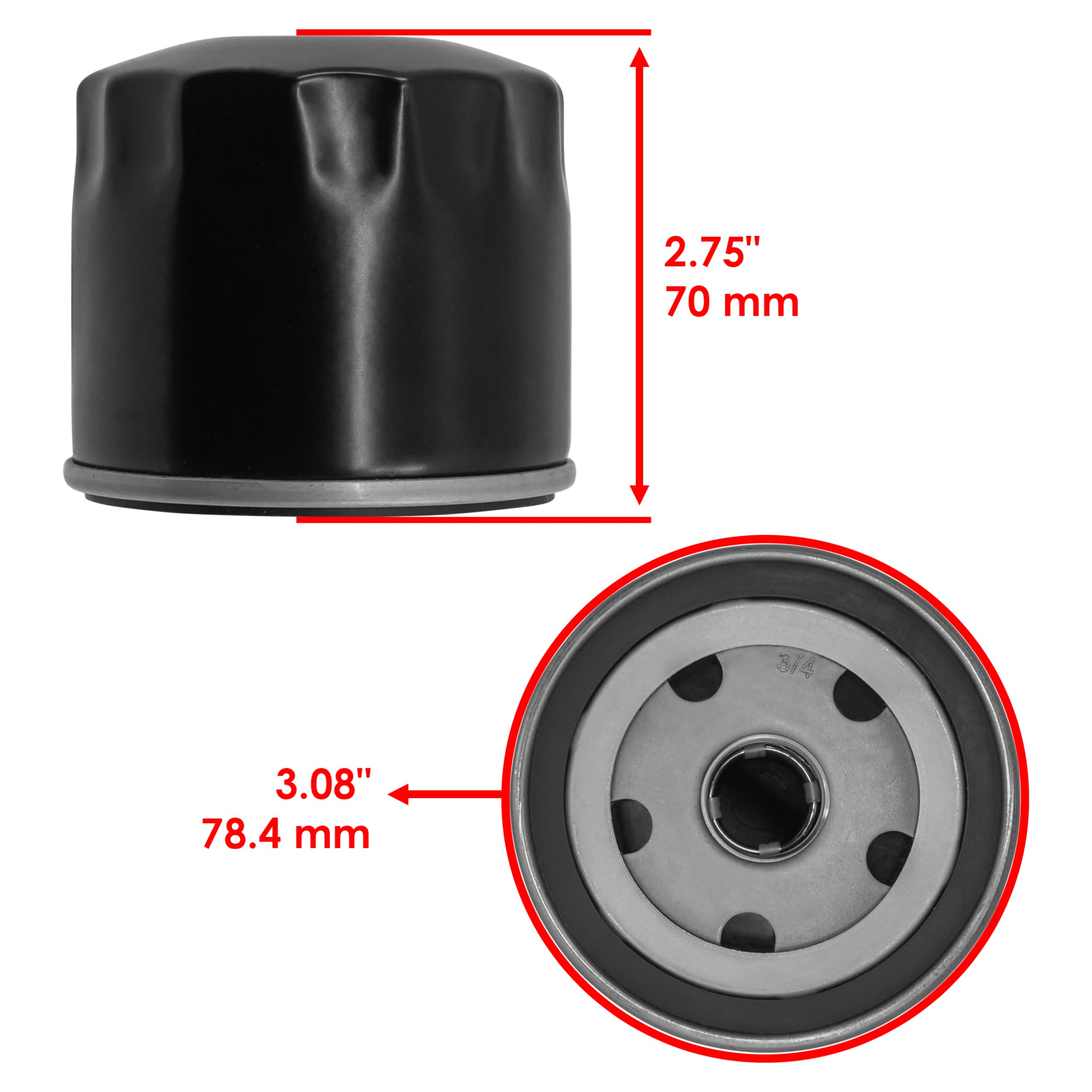 Amazon.com : Caltric 063-5004-00 2805001-S 063500400 Oil Filter