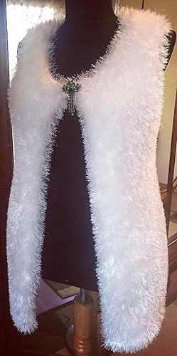 Miniatura 6 de Lash Fun - Hilo de pelo de alta calidad, 100% poliéster, 164 yardas (150 Mt), 3.53 onzas (3.53 oz) hilo de ganchillo colorido para tejer a mano