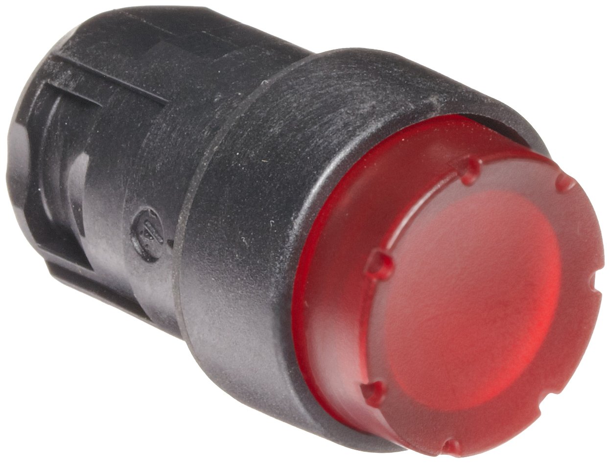 Bouton poussoir rouge transparent Siemens pour éviter les erreurs de commande