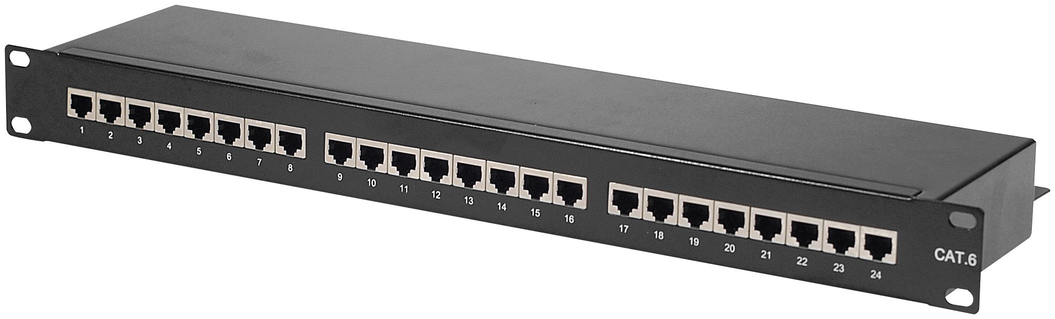 GENERIQUE Panneau de brassage 19 1U 24 ports CAT6 STP