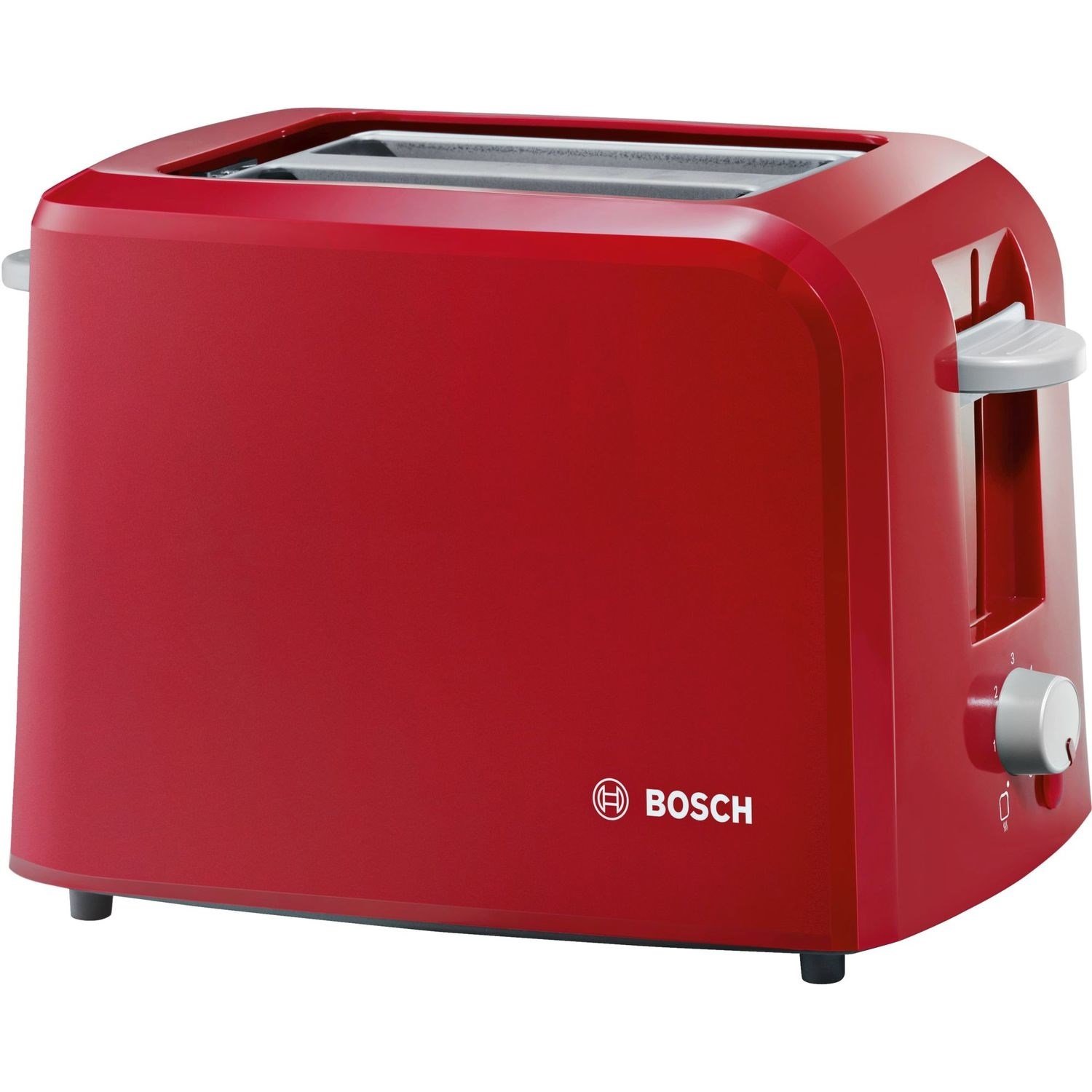 Bosch Compact Toaster, Red TAT3A014GB, 1Year Manufacturer Warranty