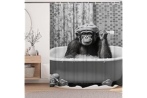 Funny Monkey Shower Curtain