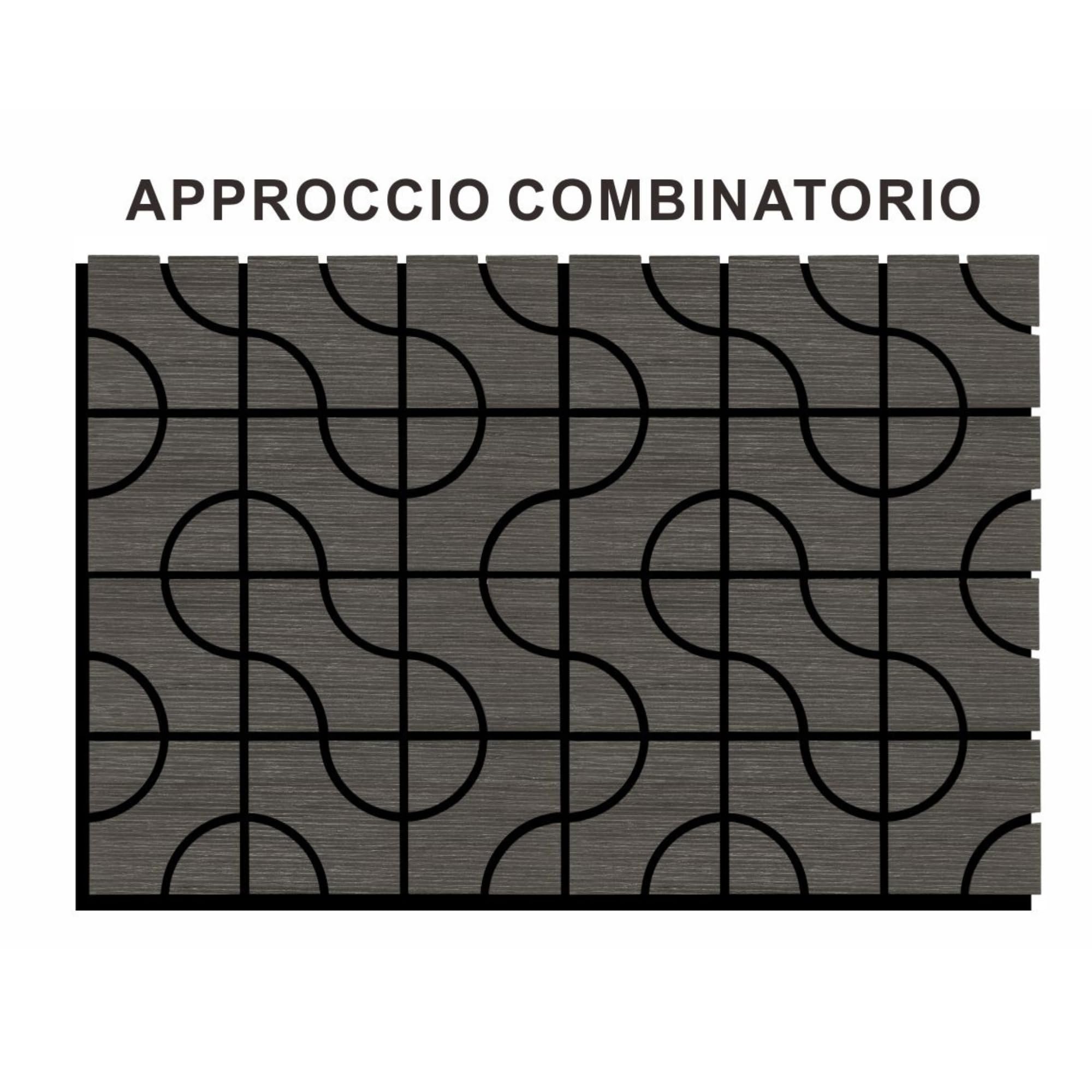 Juego de 6 paneles de pared con efecto de láminas para revestimiento de pared, techo, polímero, plástico, interior y exterior, 63 x 41,5 cm, encastre lateral, recortables, rígidos, decorativos, gris
