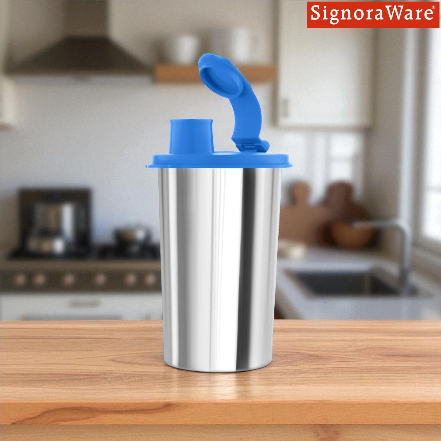 Signora Ware Stainless Steel Sipper - 300ml -3 Signora Ware Stainless Steel Sipper - 300ml -3