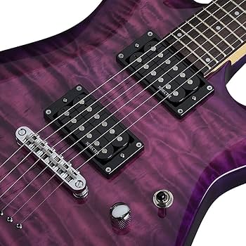 Amazon.com: Schecter C-6 Plus Solid-Body Electric Guitar, EM