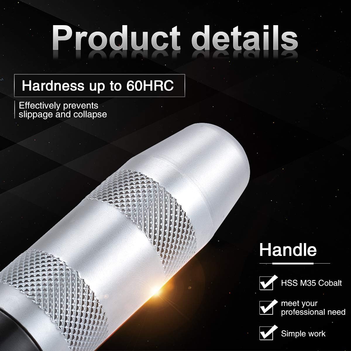 KATUR 12Pcs Impact Driver Kit, 163mm Drive Manual Reversible Impact Driver, Flathead 35mm,70mm, and Phillips 35mm,70mm Bits, Damaged Screw Extractor 80mm