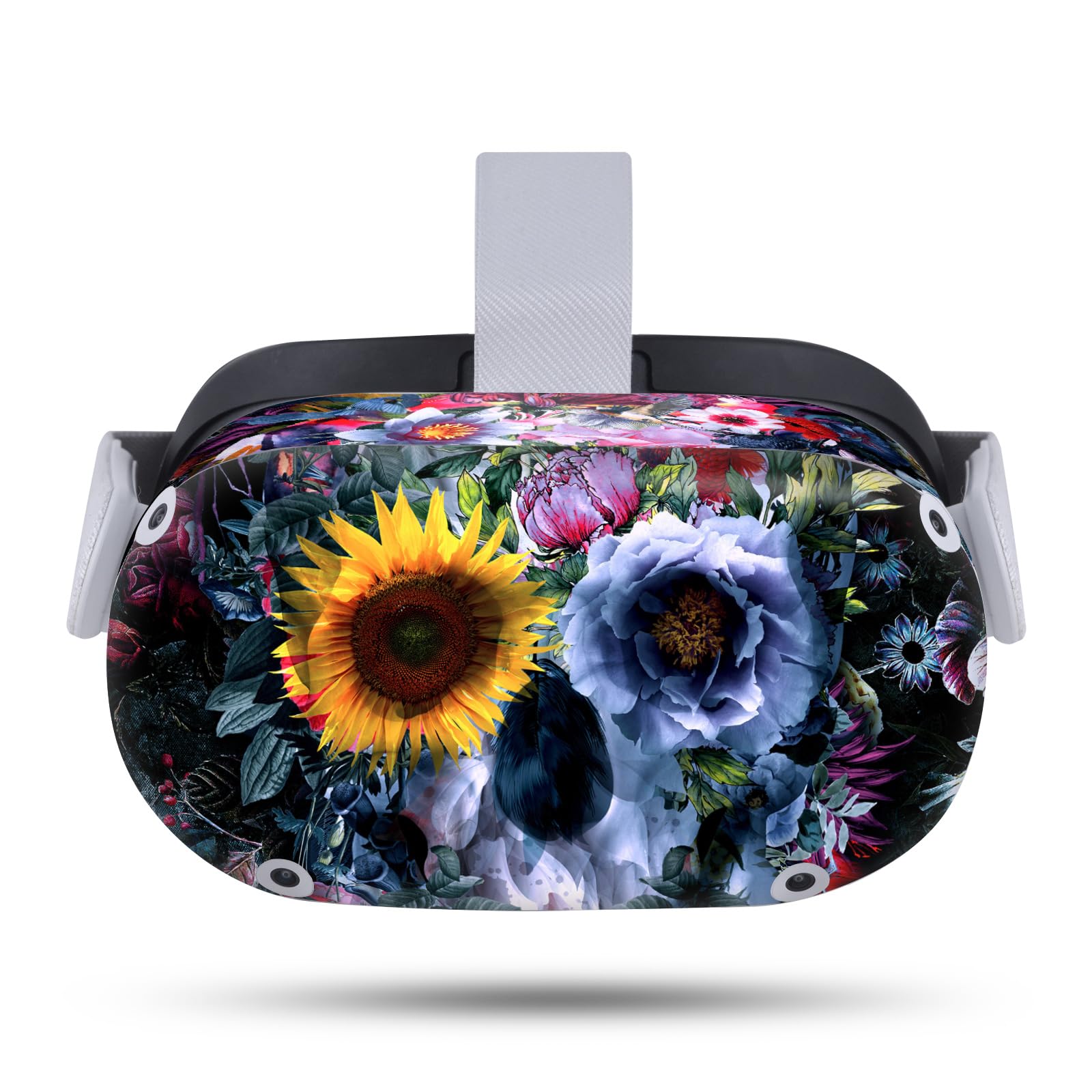 Head Case Designs Officially Licensed Riza Peker Skull Art Mix Vinyl Sticker Skin Decal Cover Compatible with Meta Quest 2