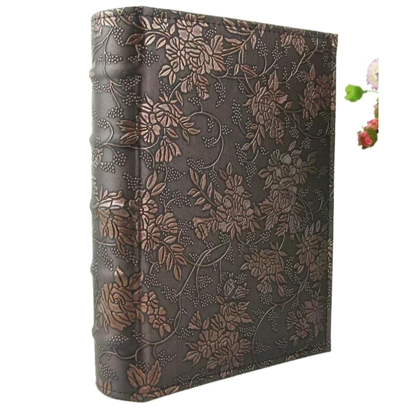 PU 6 Zoll 4x6 Pocket-Fotoalbum | Mehrfarbiges 6-Zoll-4x6-Taschenalbum mit PU-Einband, Tour-Autogrammbuch for den Familienjubiläum(Color 4)