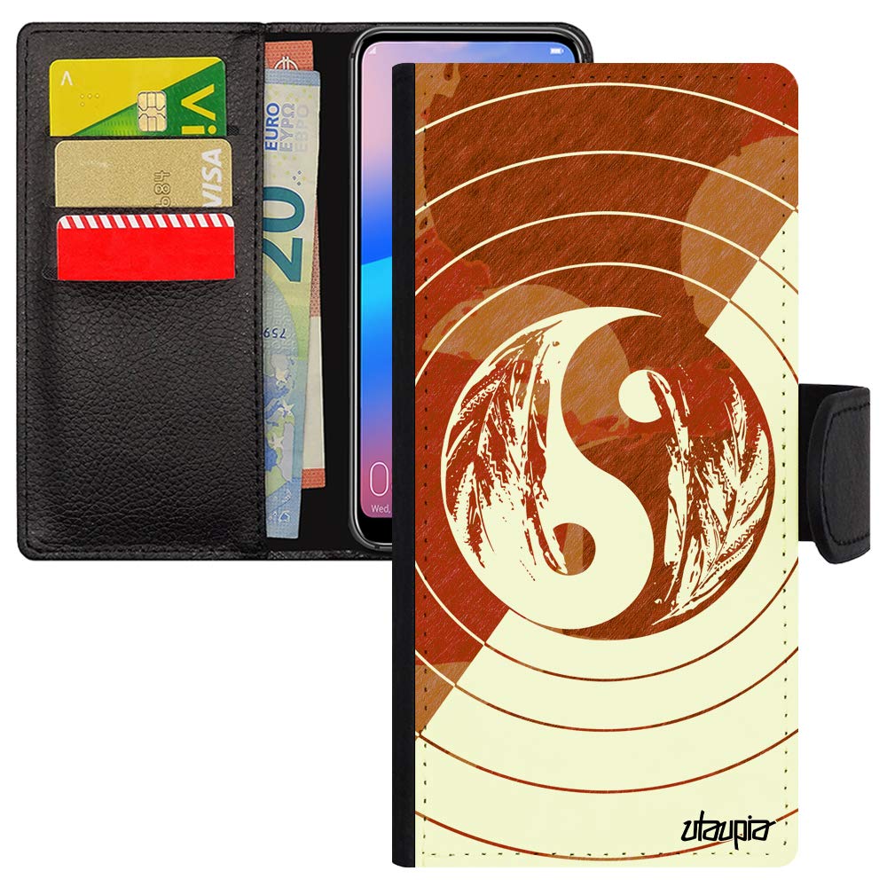 Cadeau de Noel : Coque Samsung Note 10 Lite Yin Yang marron
