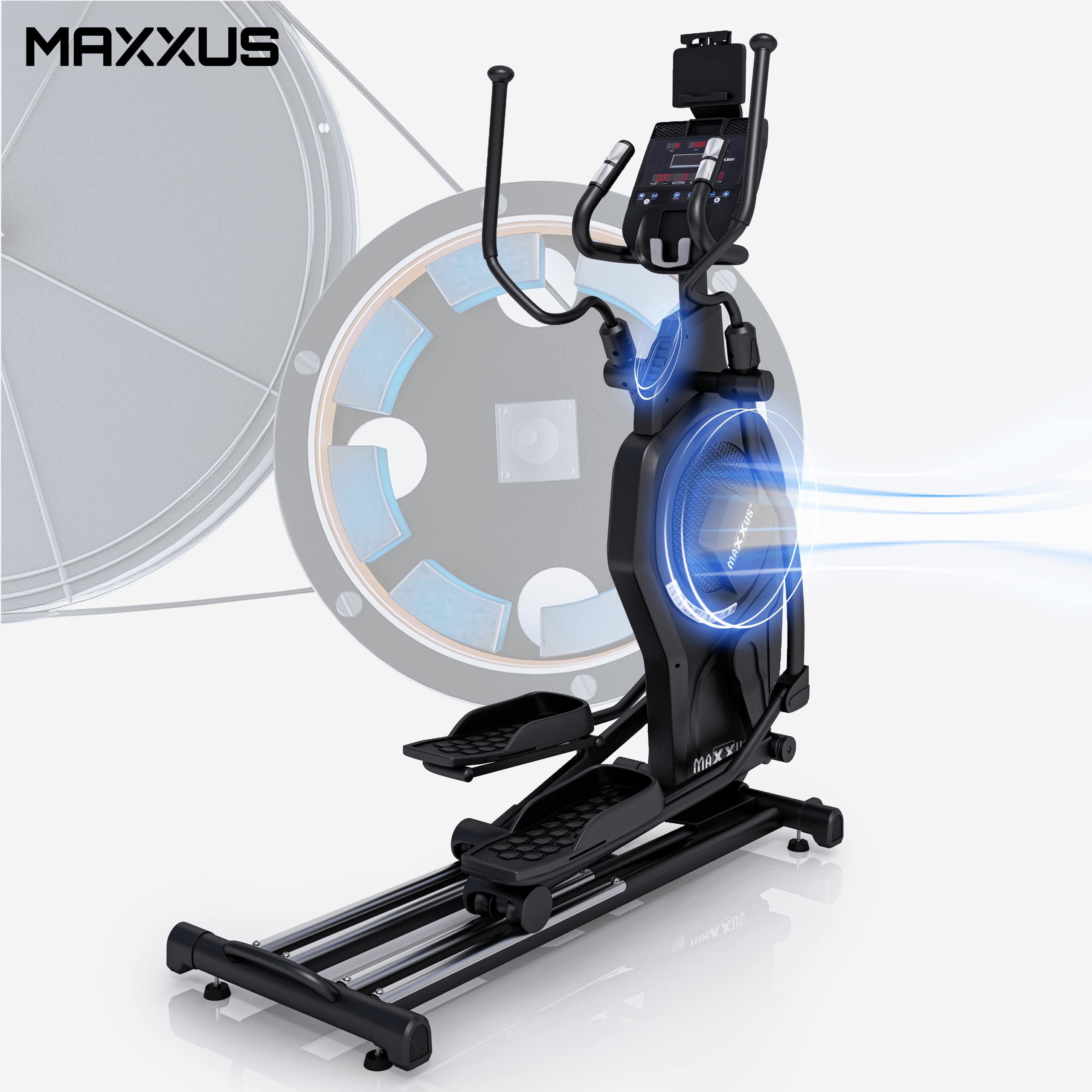 MAXXUS Crosstrainer CX 6.1 - Für Zuhause, LCD Display, Leise, mit MAXXUS Crosstrainer CX 6.1 - Für Zuhause, LCD Display, Leise, mit