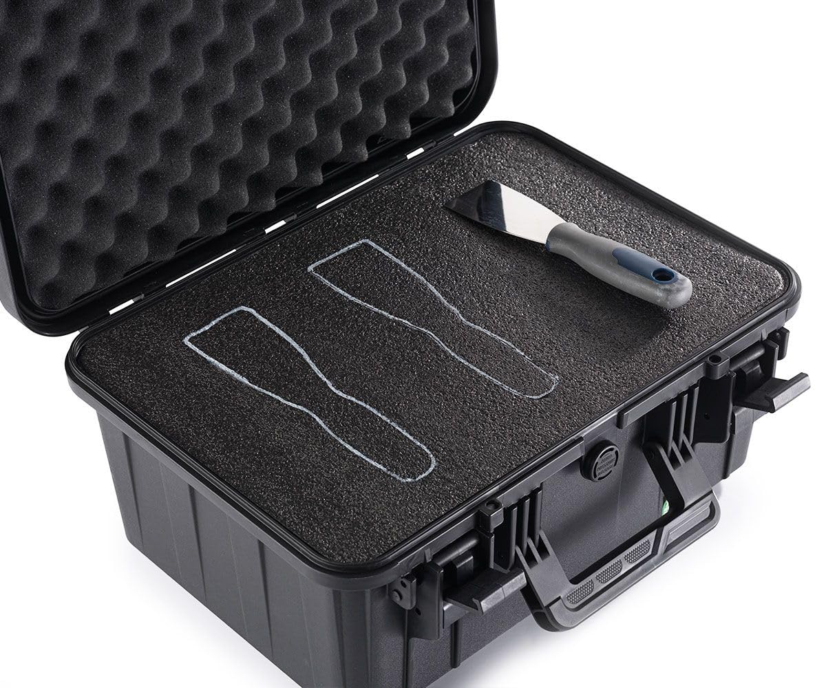 EKO30D – Universalkoffer mit Multilayer Schaumstoff, Wasserdicht, staubdichter und stoßfest, Outdoor koffer, Kamerakoffer 100% Recyceltem | IP65 | 33,5 x 29,5 x 17,7 cm