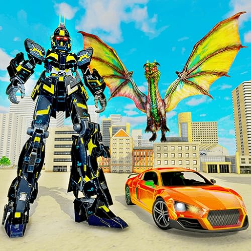 Flying Dragon Robot Transforming Robot Car Games