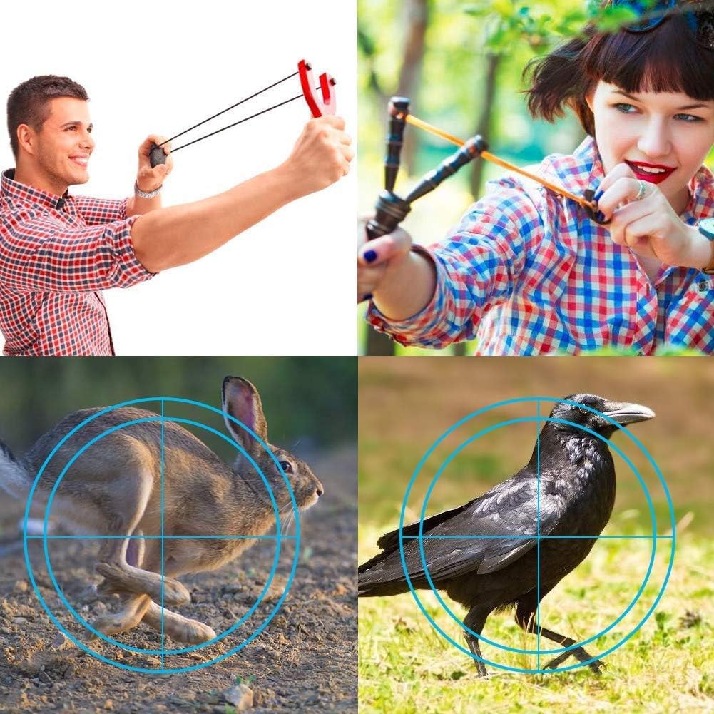 Professional Sling Shot Set, Outdoor Slingshots for Hunting Catapult with 1000pcs Slingshot Ammo