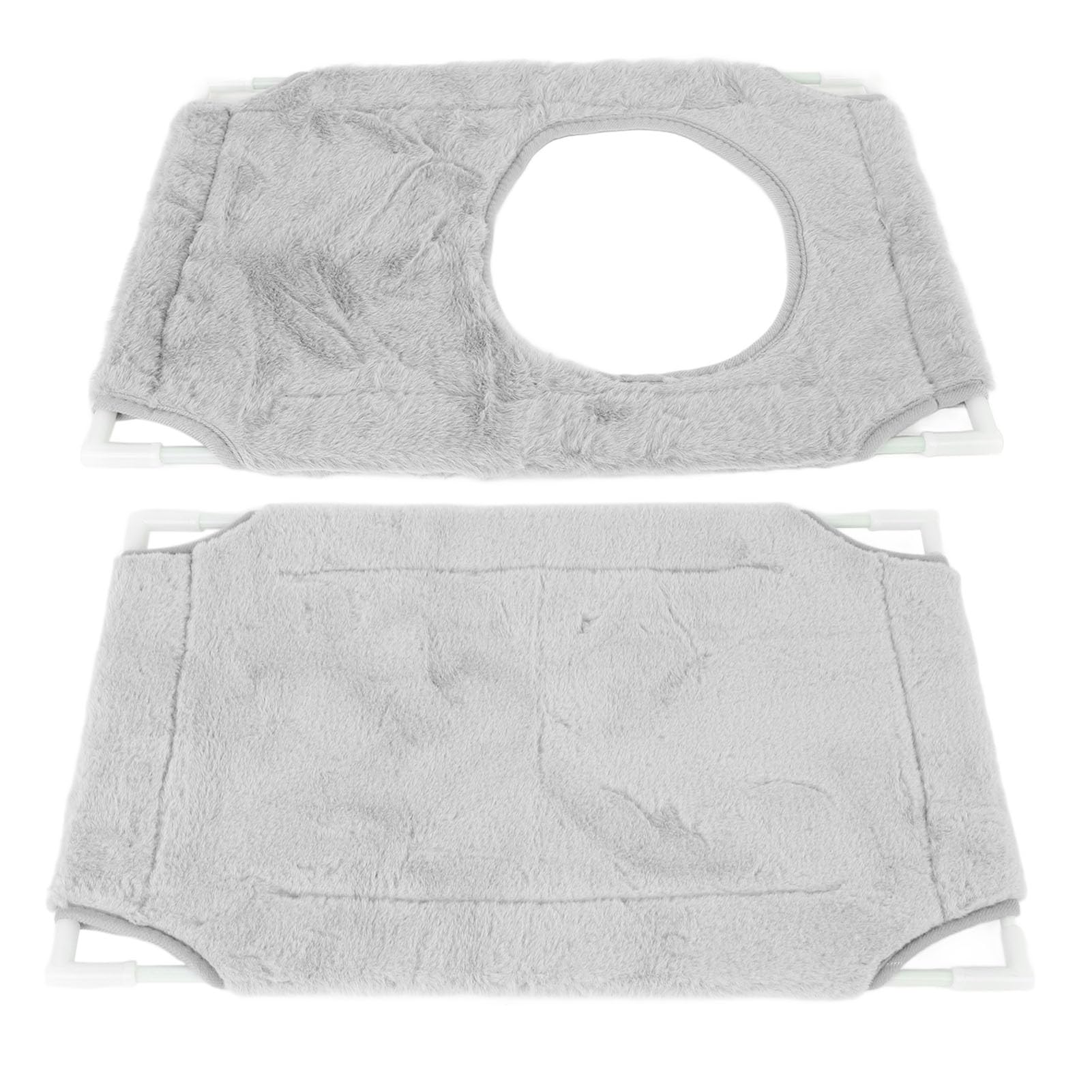 Window Mounted Cat Seat, 33lbs Load Capacity, Double Layer Suction Cup Window Cat Bed, Sturdy Frame, Comfortable, Washable for Indoor Cats (Focketzp8ret3a0i-13)