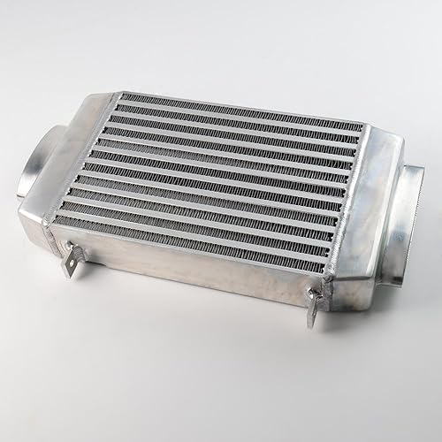 Miniatura 5 de G-PLUS Intercooler de sobrecarga de montaje superior de aluminio atornillado compatible con Mini Cooper 2002-2006