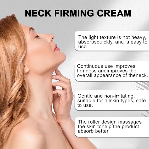 PPPAW Instant Neck Lift Cream, PPPAW Tightening Cream for Neck Lifting with Retinol & Hyaluronic Acid | Firms the Neck, Reduces Wrinkles & Double Chin (2PCS)