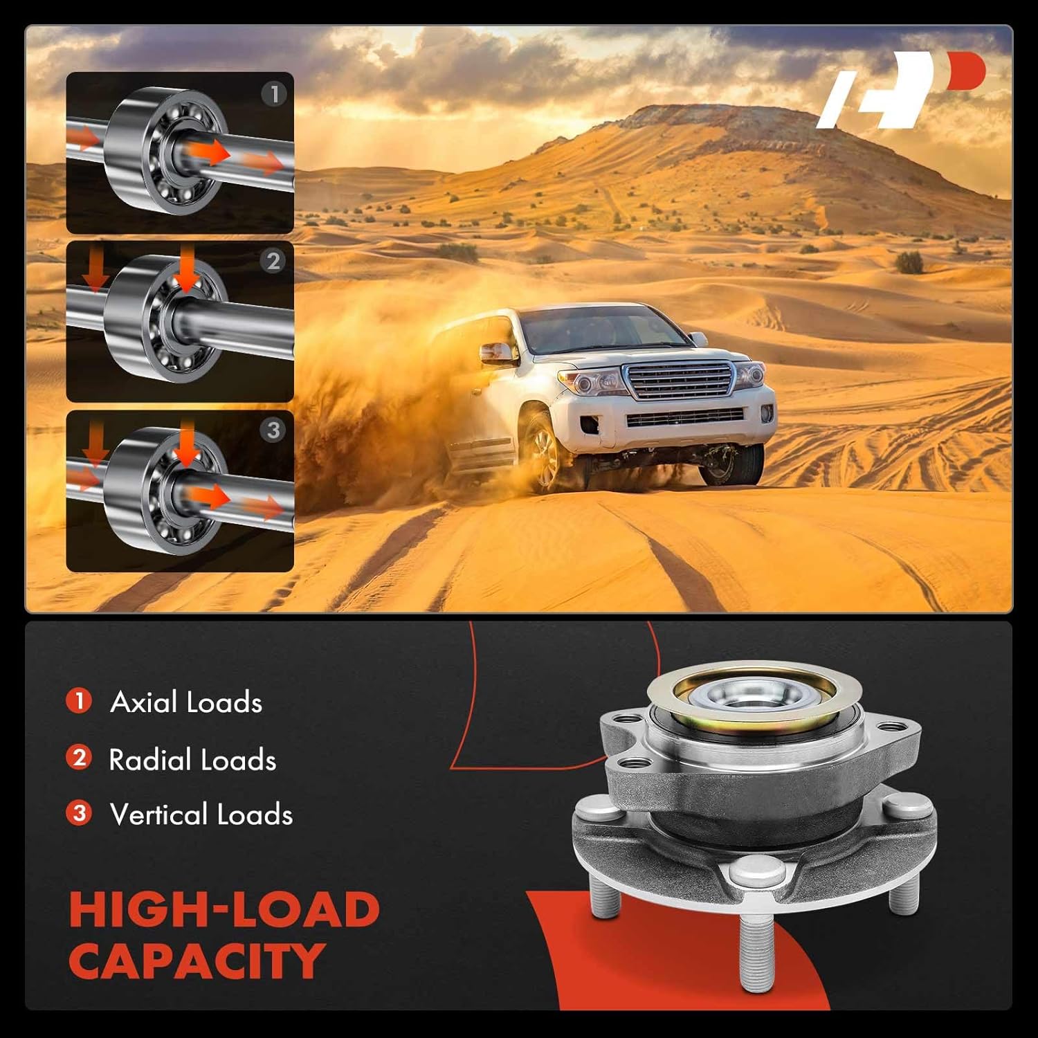 A-Premium 2 x Front Wheel Bearing and Hub Assembly with 4-Lug Compatible with Nissan Versa 2007 2008 2009 2010 2011