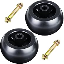 2 Pack 1-603299 Anti Scalp Rollers for Toro/eXmark Lazer Z Decks | Replaces eXmark 1-603299 Anti-Scalp Roller Kit, Toro 1-603299, 1 603299, Toro 68-2730, 116-9981, 103-3168, 103-7263, 109-2098