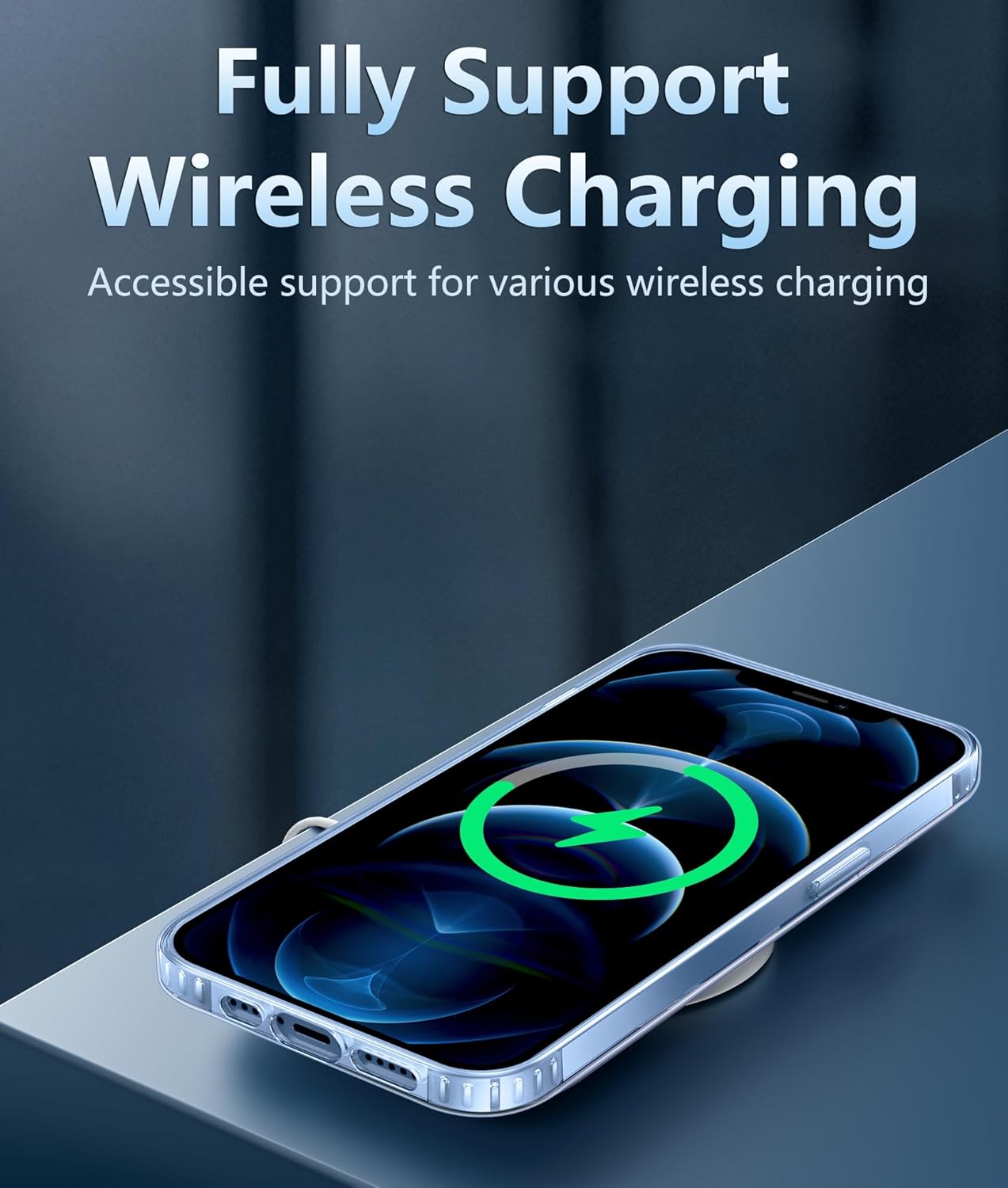 FNTCASE for iPhone 12 Case: iPhone 12 Pro Case Clear Slim Shockproof Cell Phone Protective Cover | Anti Yellowing Scratch Proof Drop Proof Tough 5G Mobile Phone Protection Bumper 6.1 inch - Image 5