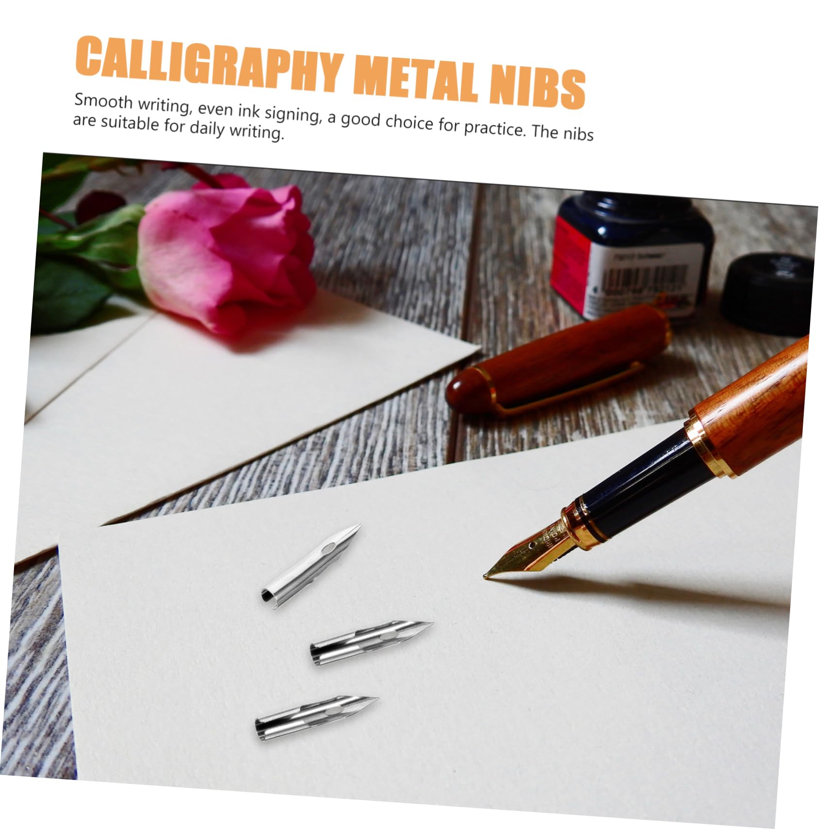 SEWACC 5 Sätze Füllfederhalter Ersatzfedern Kalligraphie Federn Für Dip Pens Praktische Und Langlebige Schreibfedern Für Studenten Und Kalligraphie 30 Stück * 5