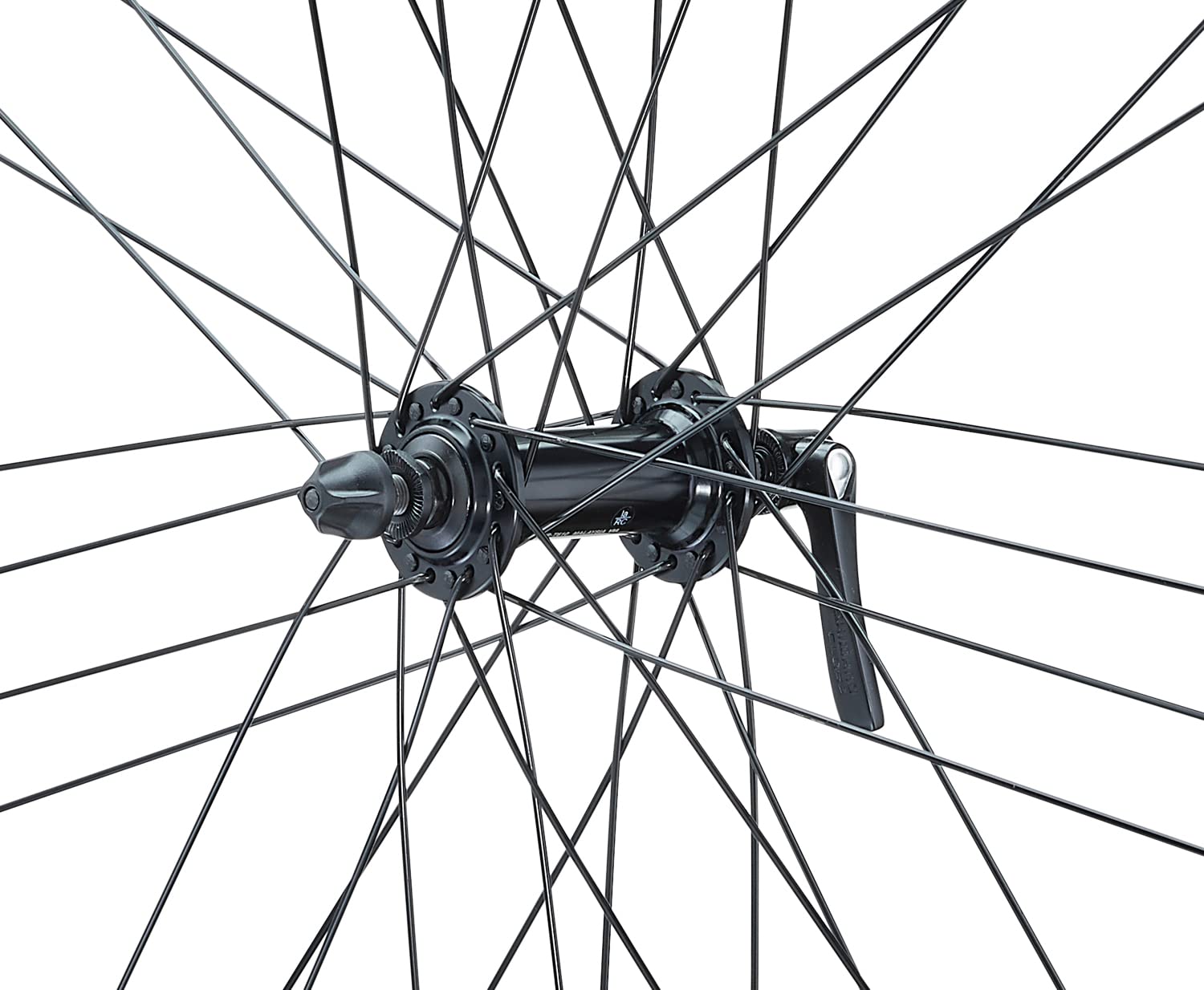 Vuelta Laufradsatz 28 Zoll inkl. Deore HBT610/Acera FH-T3000 Quattro X - Made in Germany - QR Vorder-&Hinterrad mit Felgenbremse/V-Brakes Schwarz - 622x21c Hohlkammer-Laufräder - MTB, ATB