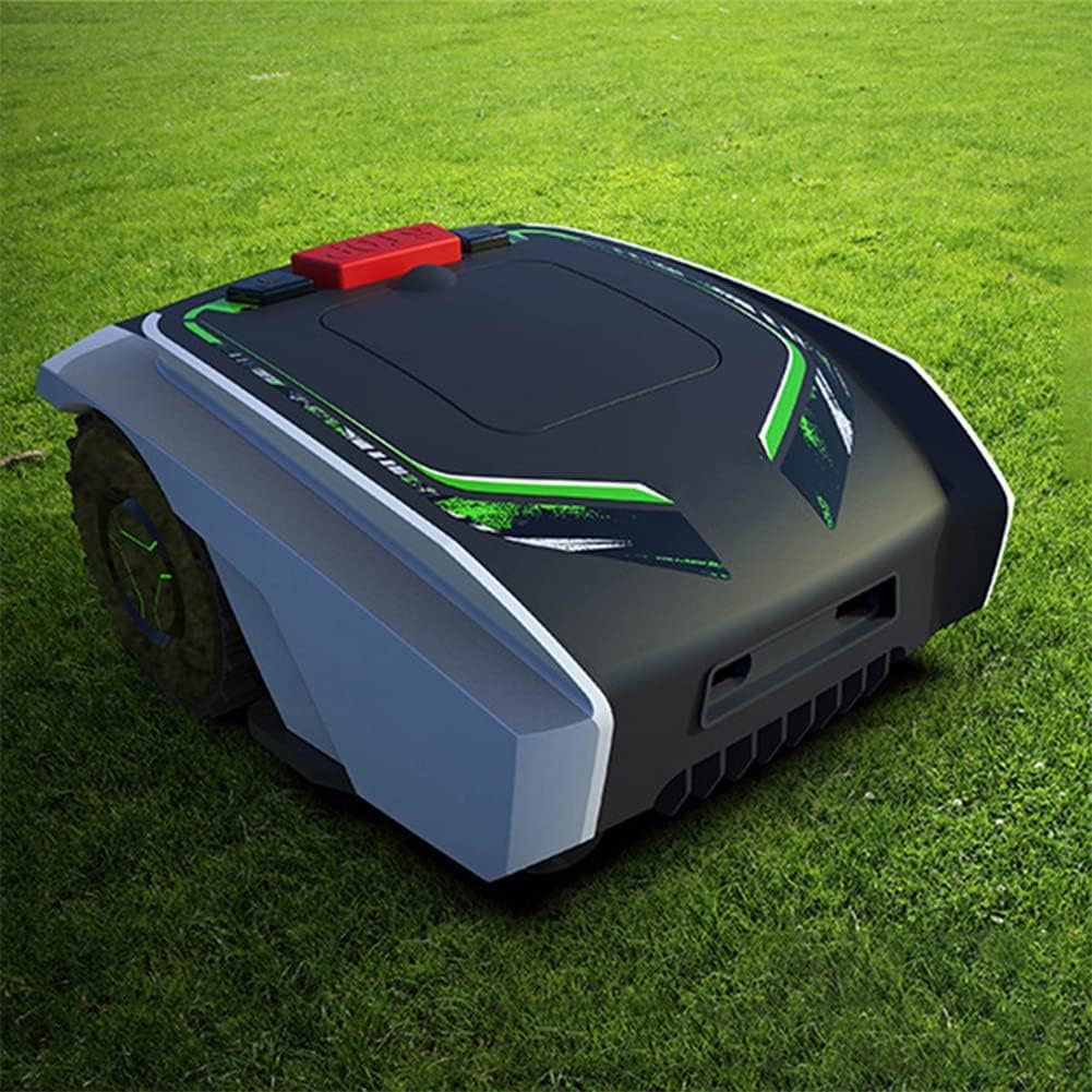 Robotic Lawn Mower for Lawn Up to 1500m2, Height Adjustment, 25% Slope Intelligent Satellite Navigation Lawn Mower Robot, Mower Wide Lawn