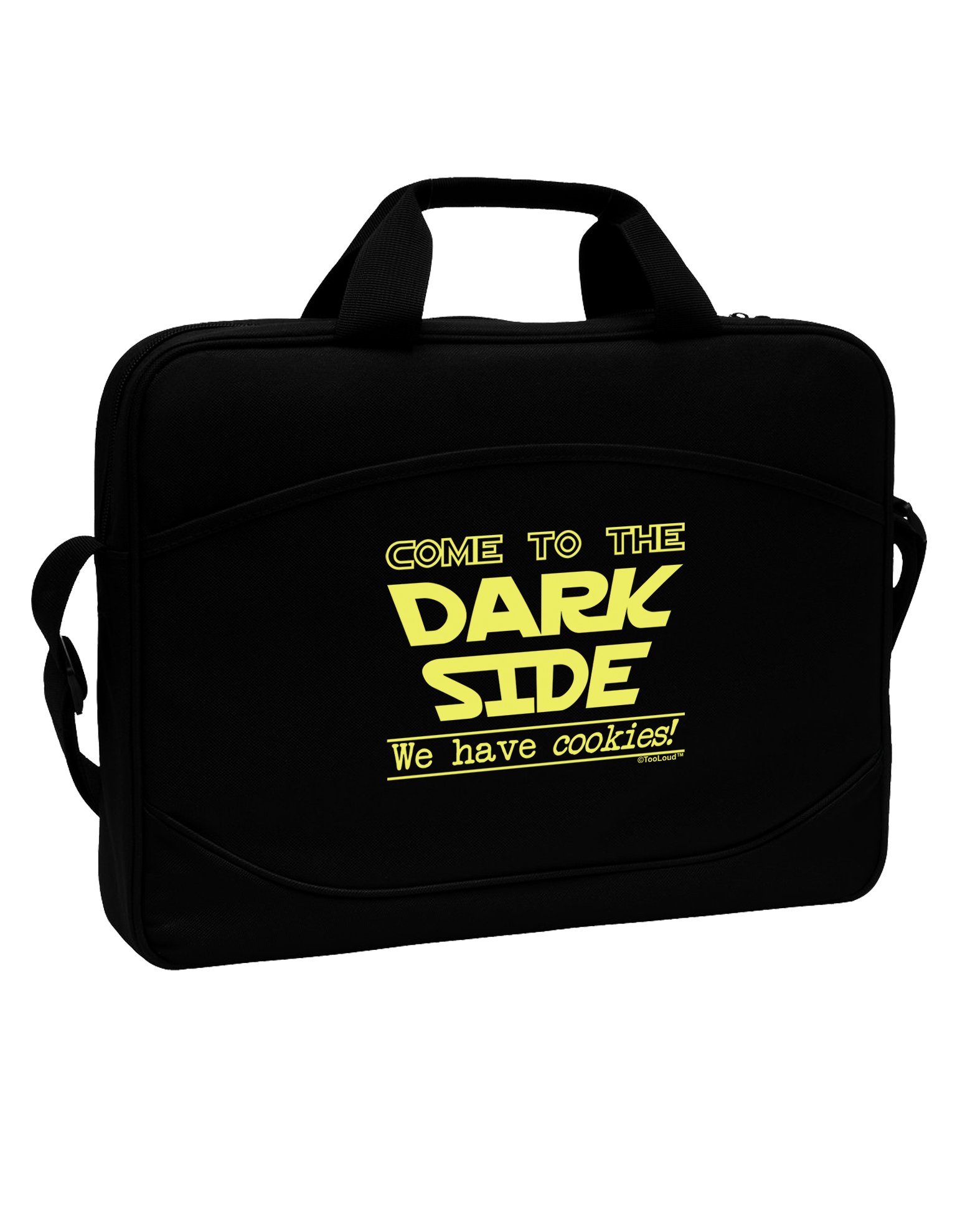 TOOLOUDCome To The Dark Side - Cookies 15" Dark Laptop/Tablet Case Bag