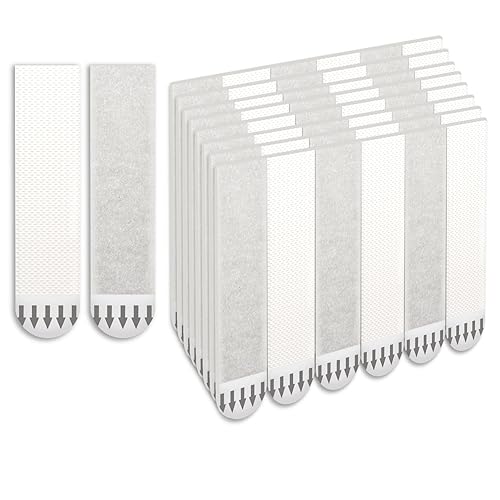 24 pares de tiras para colgar cuadros, resistentes, fáciles de quitar, sin clavos, sin agujeros de daño, kits amigables para inquilinos para marco,