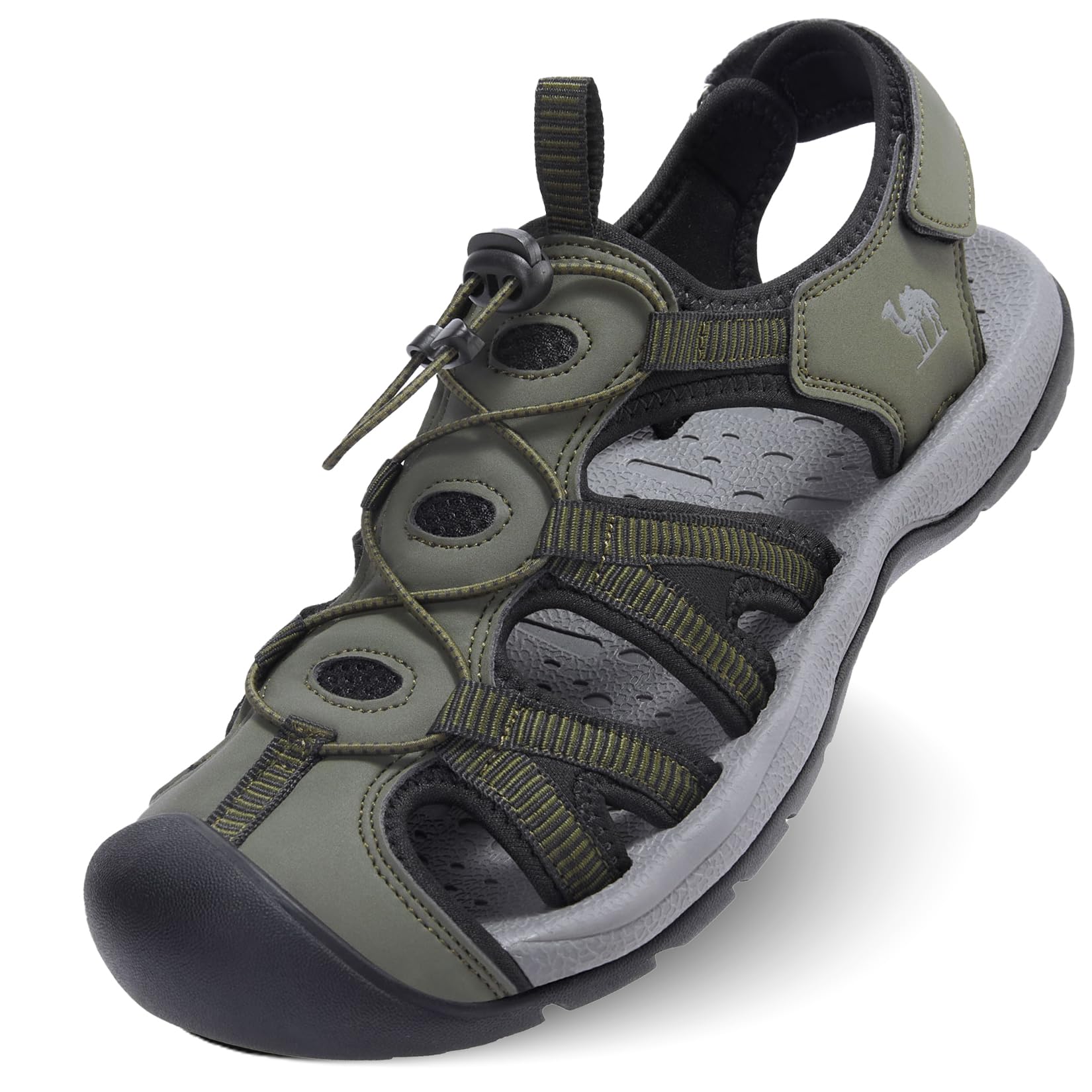 Men's Hiking Sandals Closed Toe Outdoor Beach Sandal Waterproof Sport Fisherman Sandals Water Shoes