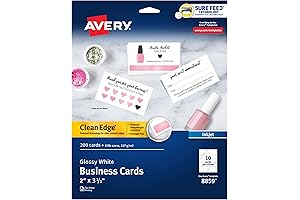 Avery Clean Edge Double Sided Business Cards: Elevate Your Networking Game