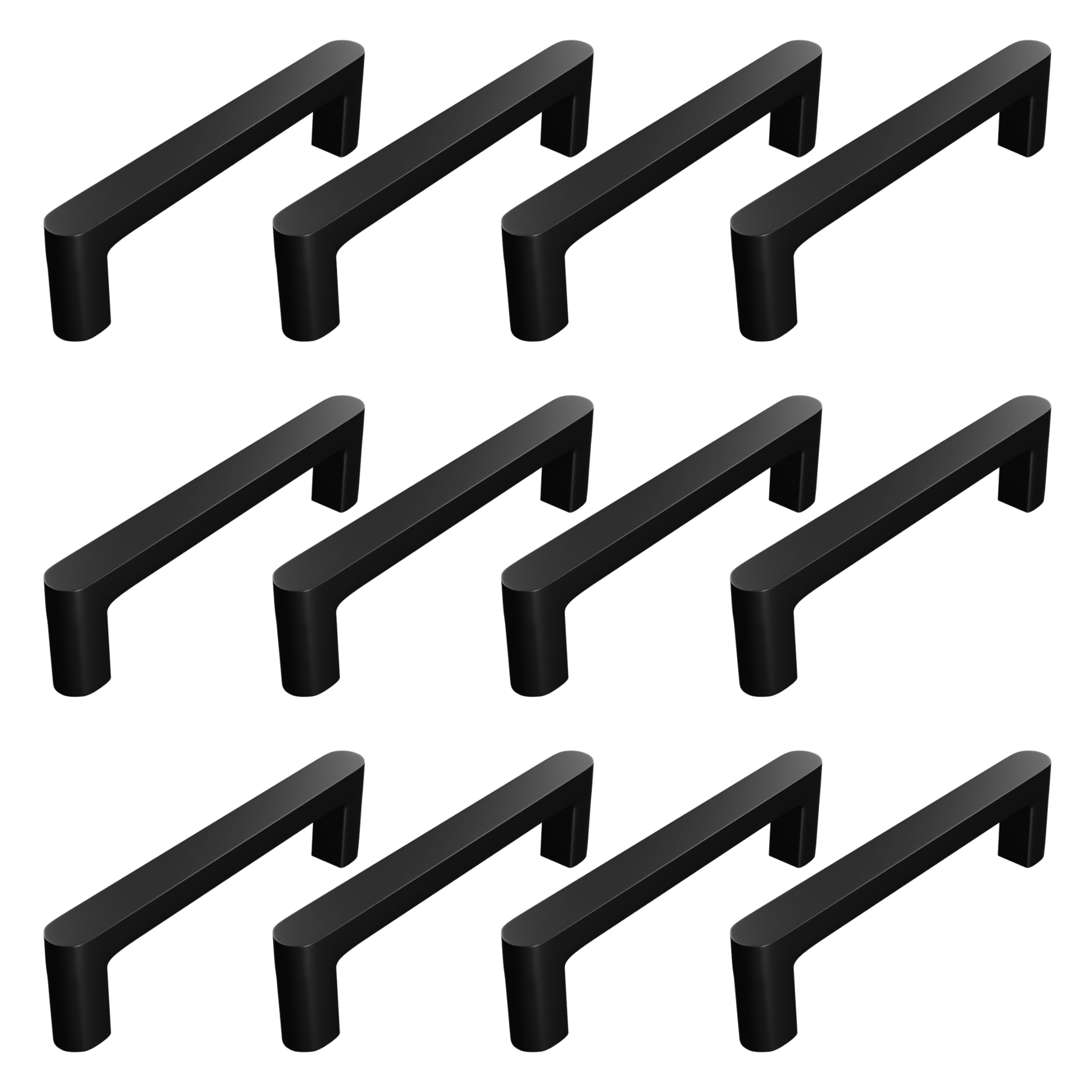 Atlantic Cabinet Pull Handle Black Coated, Total Length 5.50 inch, Hole-to-Hole 128 mm, Pack of 12 (B0CDS165V8) Amazon Price History, Amazon Price Tracker