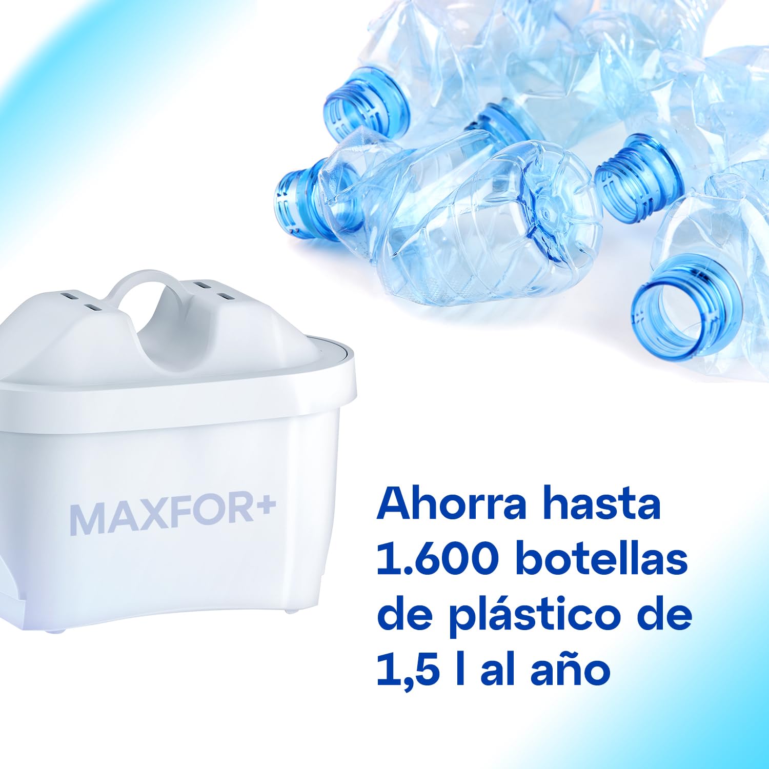 AQUAPHOR Jarra filtrante de Vidrio (Blanco)