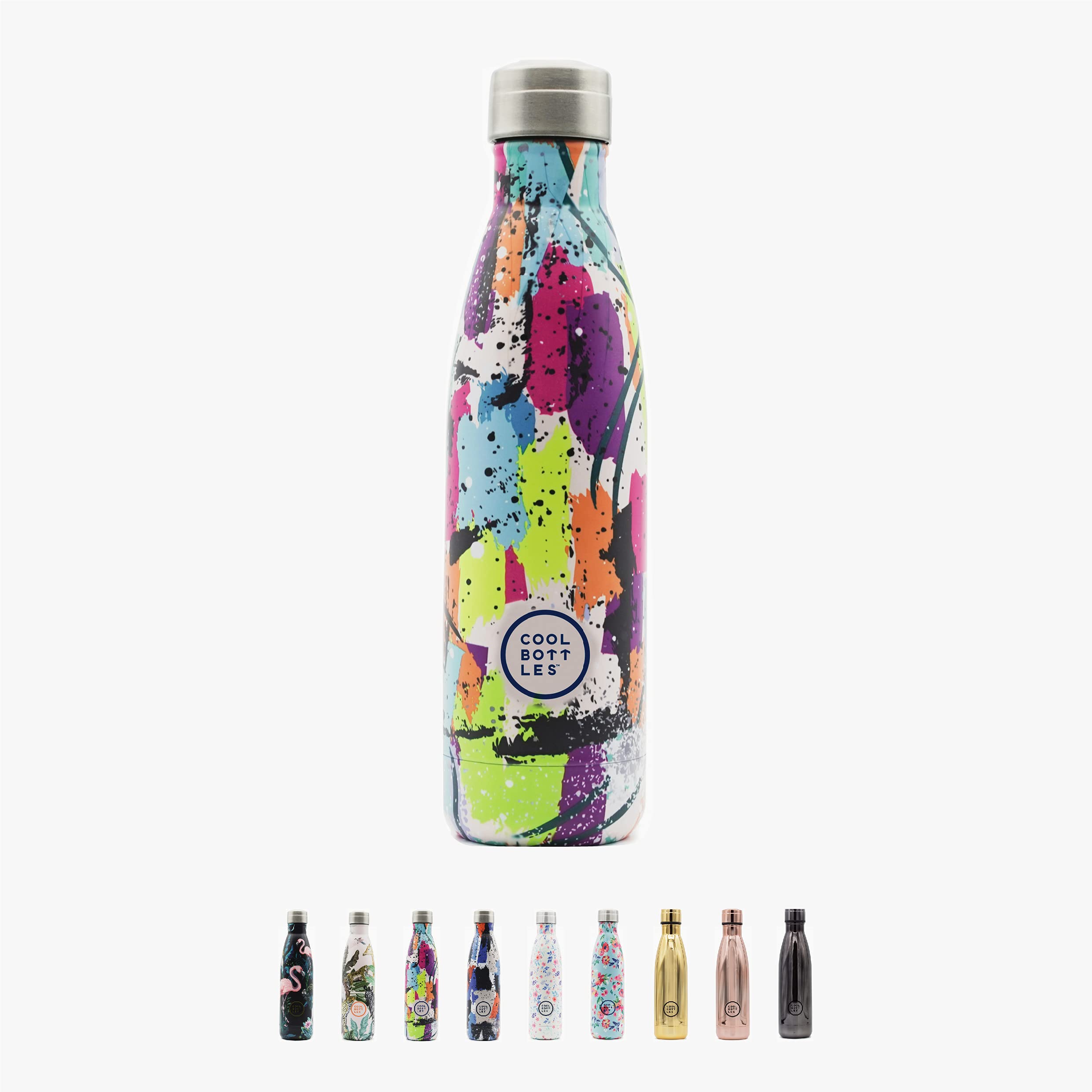 Huuraa Wasserflasche Amsterdam My Love Geschenk 500ml Pink