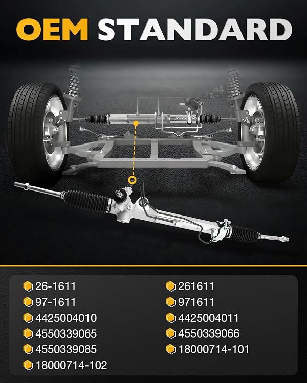 Hydraulic Steering Rack and Pinion, Fit for 98-00 Toyota Tacoma 3.4 L RWD by Gledewen - Used condition - Image 4
