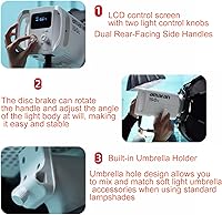 Vista 3 de Aputure Amaran 150c COB Video Light,RGBWW 150W,2,500K to 7,500K CCT with G/M Adjustment,15,610 lux @ 1m with Hyper Reflector,APP Control (White)