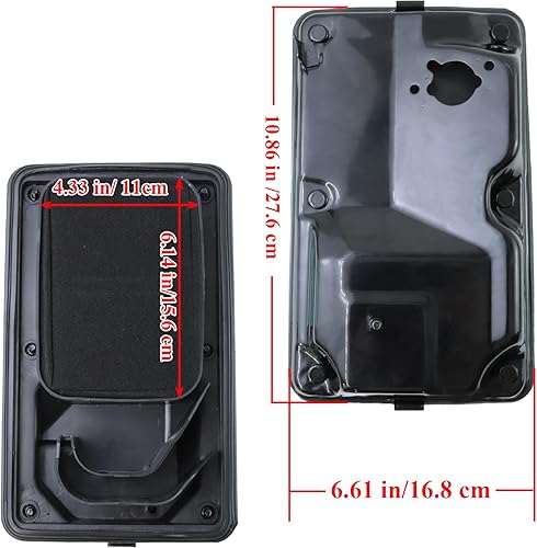 Miniatura 8 de Caja de filtro de aire para generador de 196 cc, 212 cc, conjunto de filtro de carcasa de aire para 3000, 4000, 4500 vatios, compatible con carcasa