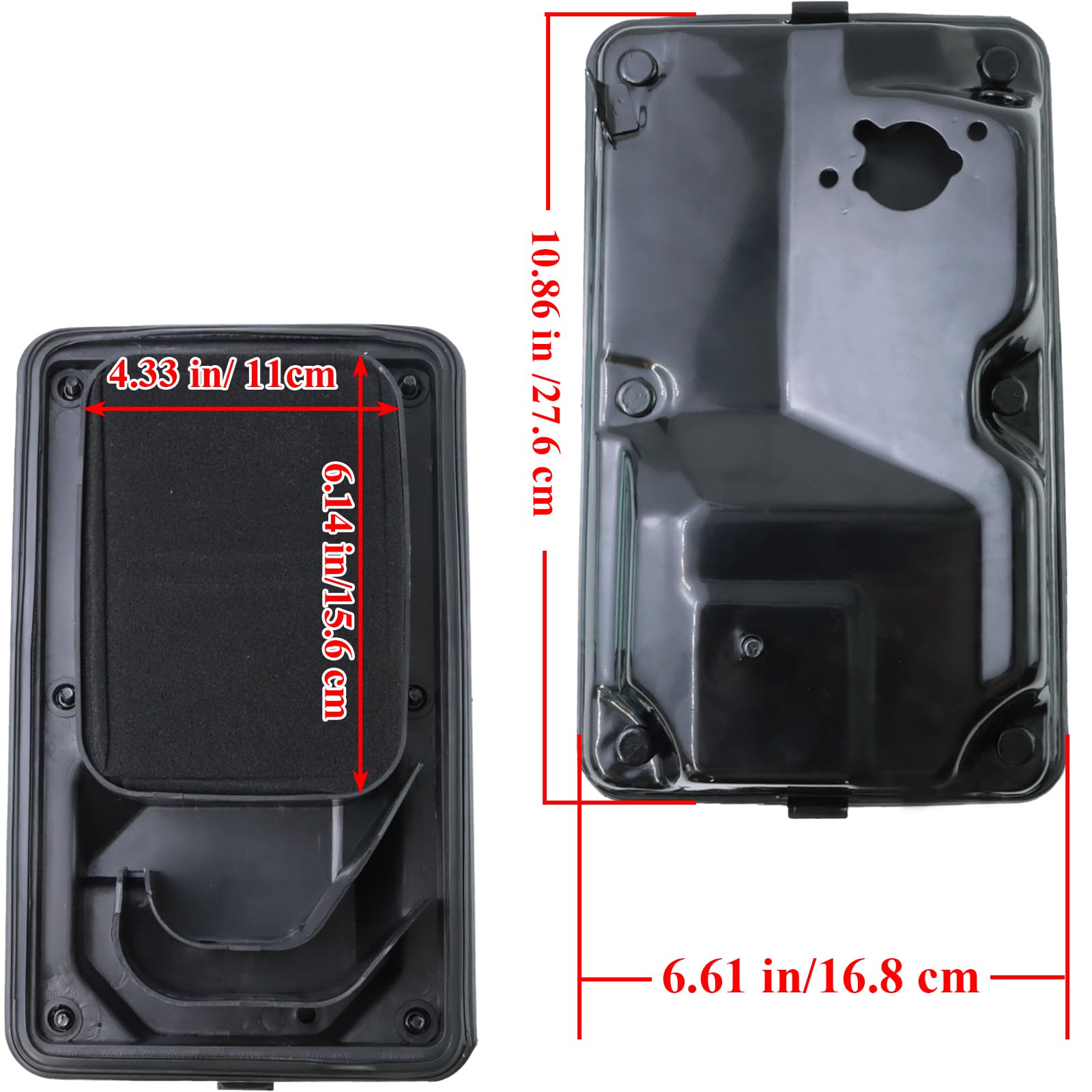 RAROZEEK 420cc Generator Air Filter/Air Housing Filter Assembly for 5500 6500 8750 9000 9500 watt Compatible with Honda Champion Predator Generators Air Housing Filter for GX240 GX270 GX340 GX390