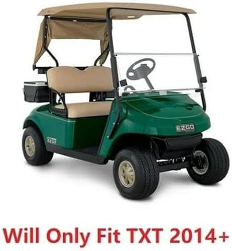 Vista 169 de Huskey - 2 fundas de asiento delantero para carrito de golf EZGO Medalist/TXT 94-13, costuras de diamante negro y azul de dos tonos con ribete azul