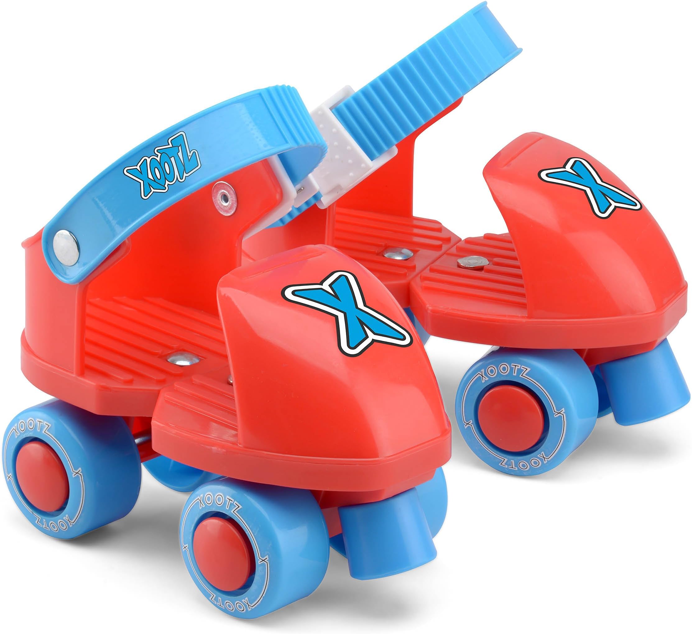 Xootz Kids Adjustable Roller Skates - Beginner Quad Skates for Girls,Boys, Stable,Comfortable Indoor Outdoor Skating