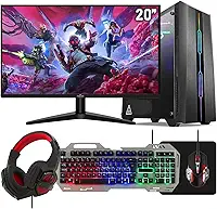 Computador Pc Gamer Completo RGB Intel Core i5 8GB SSD 512GB Kit Gamer Com Headset Monitor 20" Strong Tech