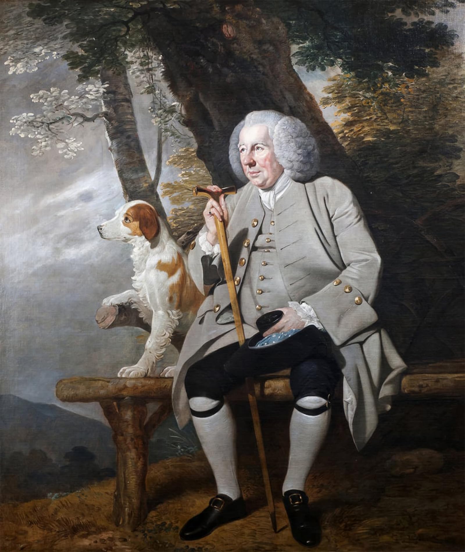 ARTXLXXBN Famous Art Print Poster Vintage Wall Art Andrew Drummond by Johan Zoffany Canvas Art Poster for Home Decor 60x90cm