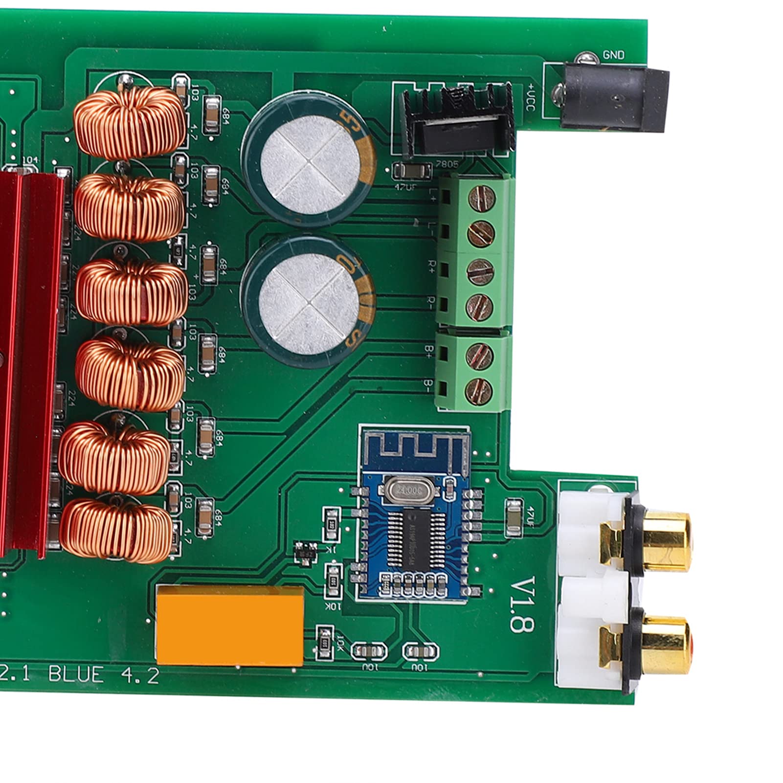 Yosoo Health Gear Carte d'amplificateur de Puissance Numérique PCB Bluetooth 5.0 Module d'amplificateur de Puissance 300 W TPA3116D2 Sortie Claire à Faible Distorsion pour Caisson de Basses Audio