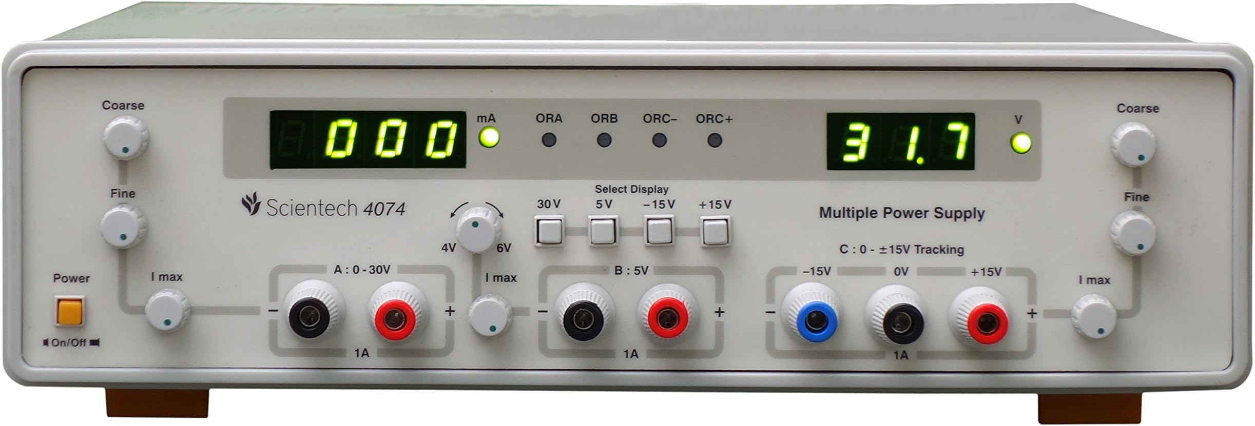 4074, Multiple 4 Output DC Power Supply 1 Years Warranty