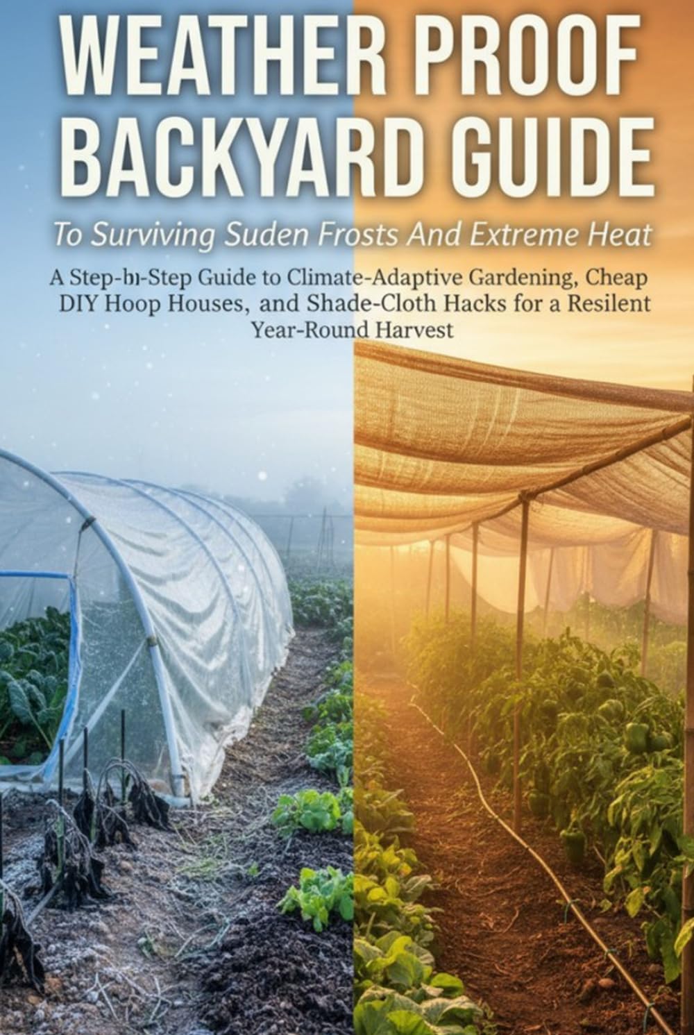 Backyard Guide To Surviving Sudden Frosts And Extreme Heat: A Step-by- Step Guide to Climate- Adaptive Gardening, Cheap DIY Hoop Houses, and Shade-Cloth Hacks for a Resilient Year-Round Harvest