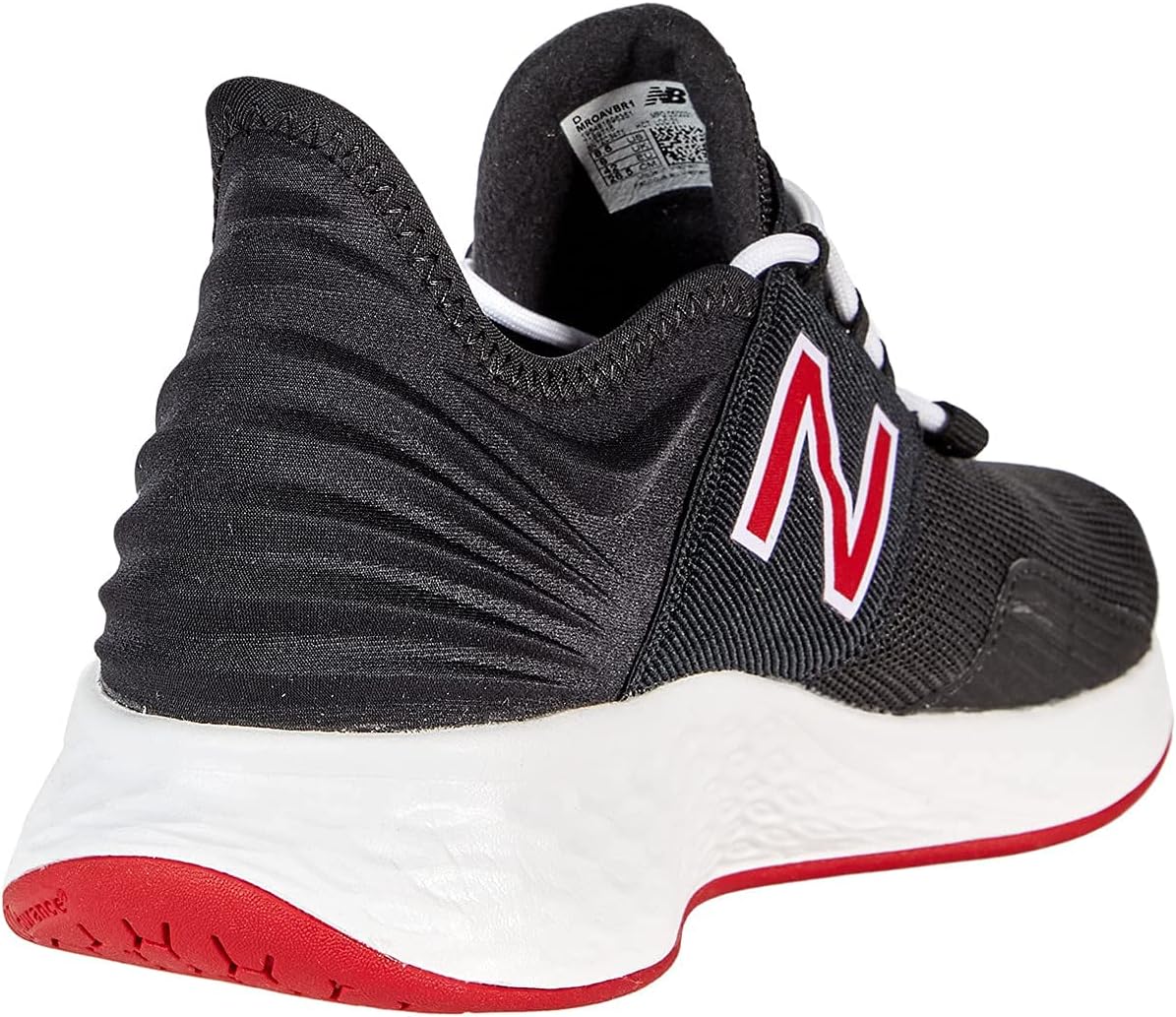 New Balance Men's Fresh Foam Roav V1 Classic Sneaker 14 Black/Team Red/Cobalt